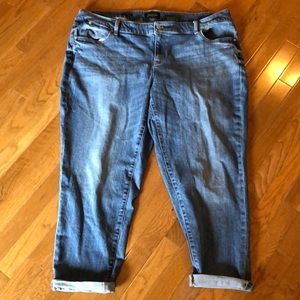 Talbot’s flawless five pocket boyfriend jeans